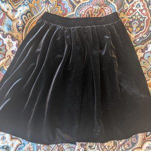 Black Velvet Skirt - AA (S)